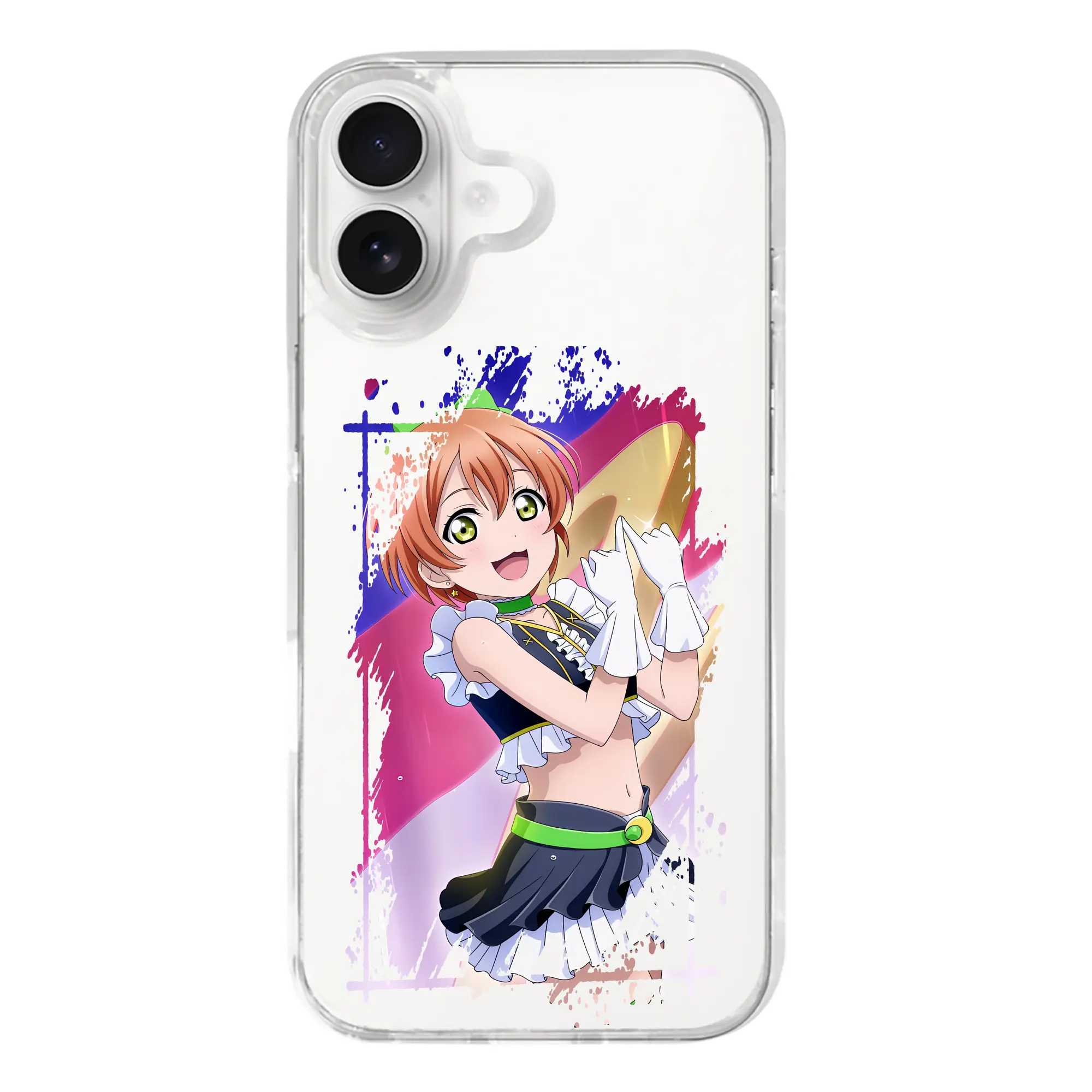 Love Live! グッズ,星空凛 - iPhone 17シリーズ 透明スマホケース – 薄型・耐衝撃・精密フィット保護カバー